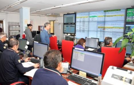 Sala operativa protezione civile