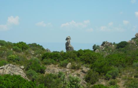 Austis, roccia granitica Sa Crabarissa - foto M. Frongia