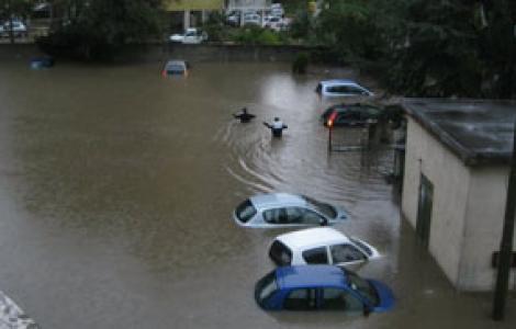 immagine dell'alluvione di Nuoro - dal sito sardegna-clima.it