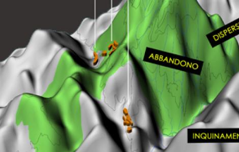 esempio di elaborazione 3D per il masterplan di Alase