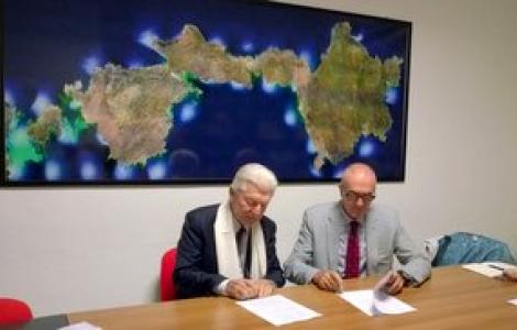 convenzione EFS- PArco Asinara: il momento della firma a Porto Torres