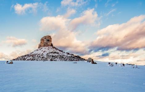 Perda Liana innevata, Gairo (foto C.Mascia) Perda Liana innevata, Gairo (foto C.Mascia)