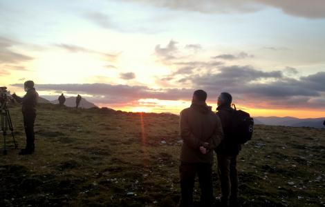 Gli orizzonti della gestione forestale durante le riprese Linea Bianca Gli orizzonti della gestione forestale durante le riprese Linea Bianca