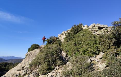 Il suggestivo panorama del Nuraghe Mont'Arbu (foto A.Saba)