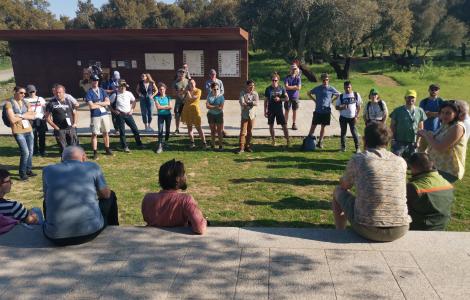 Un momento del field trip EURAF 2022