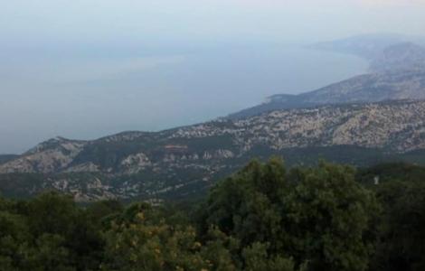 vista dalla vedetta di Punta Tului