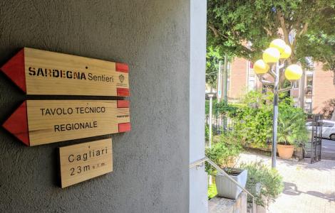 L'ingresso della Sede dell'Agenzia Forestas, in viale Merello, a Cagliari