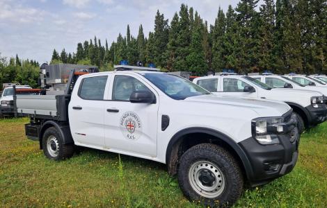 nuovi mezzi AIB per la flotta Forestas