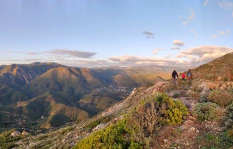Panorama dalla cima di Monte S.Giovanni Panorama dalla cima di Monte S.Giovanni