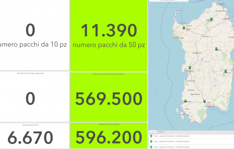 scheda consegna mascherine Forestas