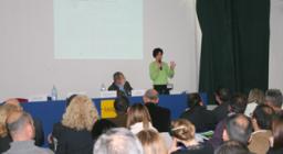 immagini dal Convegno del cervo 16.04.2010 portico del Lazzaretto di S. Elia sede del convegno - Relatori immagini dal Convegno del cervo 16.04.2010 portico del Lazzaretto di S. Elia sede del convegno - Relatori