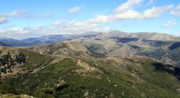 Rio Nuxi, Seui  - vista sul Gennargentu