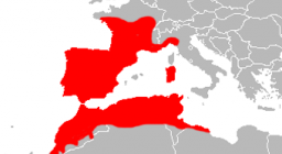 Distribuzione areale_Natrix_maura Distribuzione areale_Natrix_maura