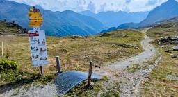 Tecniche e standard: un sentiero sulle alpi Svizzere