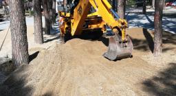 Intervento ruspe Forestas spianata ospedale Is Mirrionis-2020-04-10