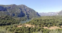 Panoramica della Valle de Cedrino nei pressi della S.P. 38 (foto Giusy Doneddu)