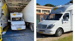 arrivo con furgone trasporto animali arrivo con furgone trasporto animali