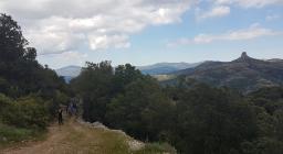Studenti di Palermo in visita alle foreste sarde - verso Perda Iliana