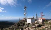 Postazione ed antenne di Punta Sebera - Is Cannoneris - Sud Sardegna