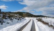 Strada Innevata, Monte Cresia, Settefratelli (Sardegna Sud-Orientale)