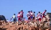 Atleti in una gara di Mountain Bike