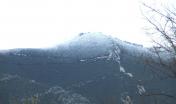 Veduta del Monte Grighine innevato