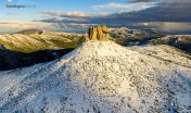 Perda Liana innevata (archivio storico Forestas, foto C.Mascia)