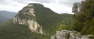 Ulassai, vista panoramica dei Tacchi