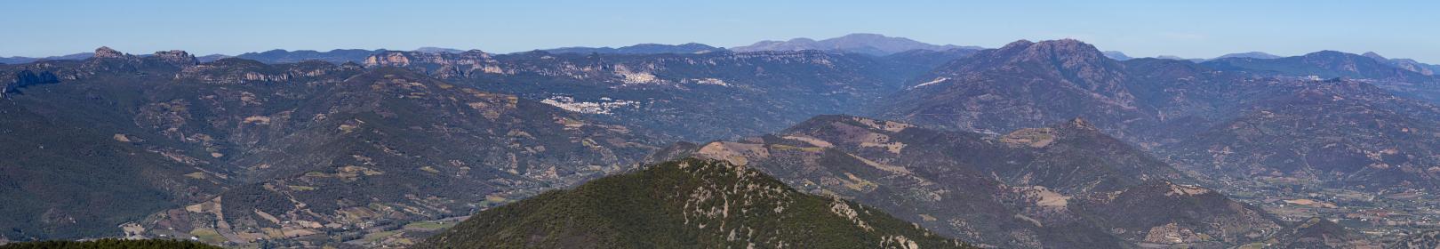 Valle del Pardu e Gennargentu osservati da Monteferru (Cardedu) - foto C.Mascia